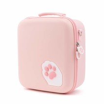 Pink Cat Paw Case Compatible With Nintendo Switch/Oled, Travel System Ca... - $74.99