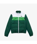 New Lacoste Men's Quilted Water-Resistant Jacket GREEN/WHT INSULATED - S... - $145.00