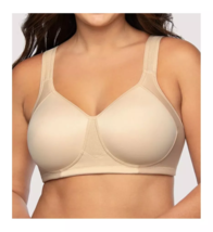 Vanity Fair 71500 Full Figure Wirefree Sports Bra Damask Neutral Size 38D - $18.81