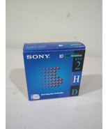 NEW Sony 2HD Floppy Diskettes Disk IBM Formatted 1.44 MB 3.5 Inch 10-Pac... - £11.73 GBP