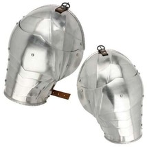 Médiévale Acier Lerp Warrior Allemand Paire De Chaudrons Armor Épaule - £81.66 GBP