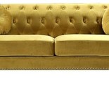 US Pride Furniture S5612-SF Sofas, Strong Yellow - $865.99
