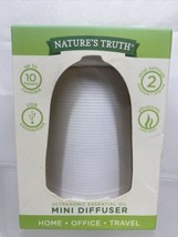 Nature’s Truth Ultrasonic Essential Oil Mini Diffuser Home Office Travel 10hr - $8.46