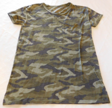 Arizona Ladies Women&#39;s Short Sleeve T Shirt Size XS xsmall Green Camo GUC - £9.44 GBP