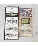 Pearl Harbor Hawaii USS Arizona Memorial  Souvenir Lapel Hat Vest Pin - $470.80 MXN