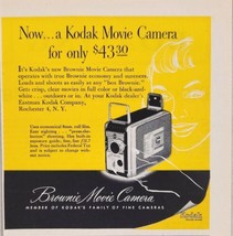 1952 Print Ad Kodak New Brownie Movie Cameras Eastman-Kodak Rochester,NY - $13.93