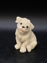 Quarry Critters Pug  Figurine Second Nature Design 3.25” Vintage - £12.37 GBP