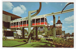 Monorail at Station Busch Gardens Tampa Florida postcard - £4.34 GBP