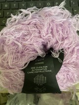 Jaeger Fur Natural Fiber Eyelash Yarn Pink Lilac 057 Mohair Wool 50 gr 7 avail - $8.00