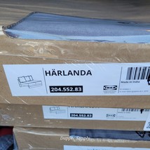 Ikea HARLANDA Loveseat Section COVER ONLY Ljungen Medium Gray 204.552.83... - $93.05