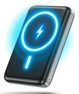 Magnetic Wireless Power Bank - 10000mAh Portable Charger Black - $29.58