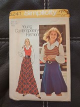 Vintage Simplicity 5241 Ladies Dress Skirt with Vest Sewing Pattern Size 12 - £8.32 GBP