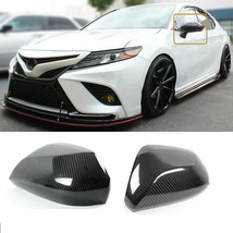 Fit 2018-2021 TOYOTA CAMRY LE SE XLE XSE Real Carbon Fiber Side Mirror C... - $88.00