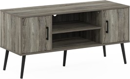 Furinno Claude Mid Century Style Wood Legs Tv Stand For Tv Size Up, Fren... - $111.94