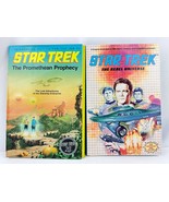 Vntg 1988 Star Trek The Promethean Prophecy + The Rebel Universe NO GAME... - £27.21 GBP