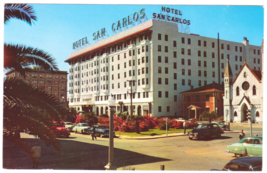 Vtg Postcard-Hotel San Carlos-Downtown Pensacola FL-Palafax Parkway-Chrome-FL2 - £3.26 GBP