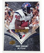 ANDRE JOHNSON 2008 Upper Deck Icons #39 Football Card - $2.58 CAD