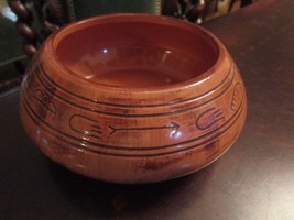 Tesa Red Clay Pottery Southwestern Style Round 3 1/4 X 6 1/2&quot; Diam, [SW2] - £59.67 GBP