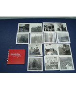 vintage 23  black white photo lot holiday family picnic mail pouch 1950s... - $19.80