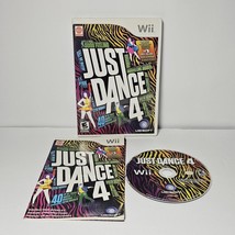 Just Dance 4 Nintendo Wii 2012 Video Game CIB Complete with Manual - £8.80 GBP