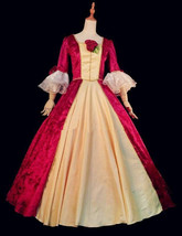 Disney Princess Beauty and the Beast Belle Christmas Dress Cosplay Costume - $130.50