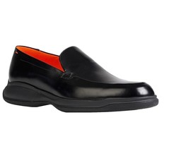 Santoni Dun-Pfgno1 Men&#39;s Black Leather Italy Shoes Size US 11 Fit Large - £361.36 GBP