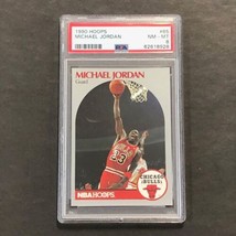 1990 Hoops #65 Michael Jordan PSA 8 NM-MT Bulls - £39.31 GBP