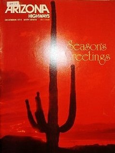 Arizona Highways December 1973 Vol Xlix No 12 [Pamphlet] Raymond Carlson - $4.89