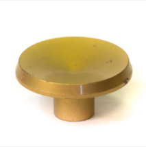 Vintage Amerock Satin Brass Tone Drawer Cabinet Knob Handle 2&quot; dim. - £2.35 GBP