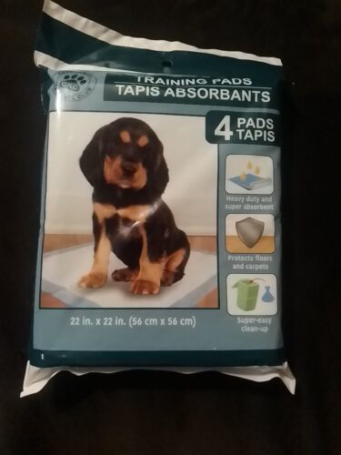NEW Greenbrier Kennel Club Training Pads 4 Pads 22&quot; x 22&quot; Extra Absorben... - $6.62