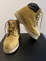 Brahma Wheat Bravo, Mens Wheat Leather Steel Toe Work Boot Sz 7.5 Excellent Cond - $29.41