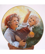 Vintage Reaching Together By Sue Etem 1982 Ltd Edition Collector Plate Rare - $11.65