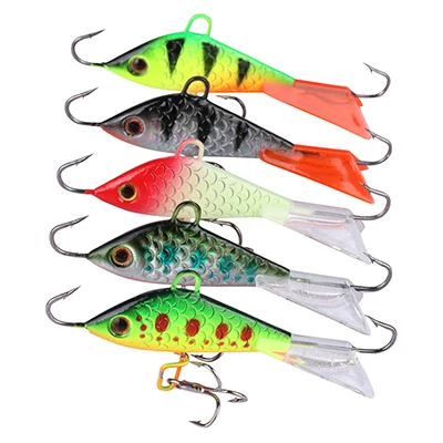 Goture 5pc/set Ba for Winter Fishing Ice Fishing Lure 7.37g/5.3cm Jig Hard Lure  - £43.41 GBP