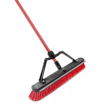 Libman 24 In. Heavy-Duty Multi-Surface Squeegee Push Broom with Brace and Steel - £30.15 GBP