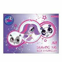 LITTLEST PET SHOP Junior DRAWING PAD 20 Sheets A4 Plain - $5.33