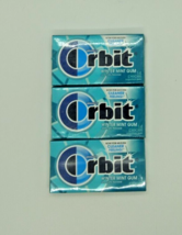 3 Pack Wrigley&#39;s Orbit Sugarfree Wintermint Gum 14 Pieces Freshens Breath - £7.81 GBP