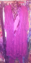 STEVIE NICK&#39;S STYLE MAGENTA PURPLE LACE GYPSY BOHEMIAN DELUXE DUSTER AND... - £229.74 GBP