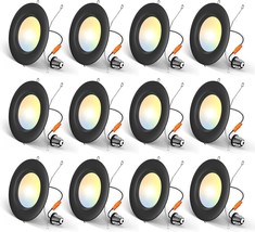 Amico 5/6 Inch 5CCT LED Recessed Lighting 12 Pack, Dimmable, Damp Rated,... - $46.55 Amico 5/6 Inch 5CCT LED Recessed Lighting 12 Pack, Dimmable, Damp Rated,... - $46.55
