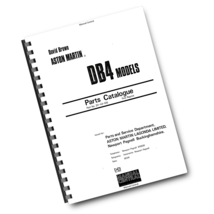 ASTON MARTIN DB4 PARTS MANUAL CATALOGUE - $70.00