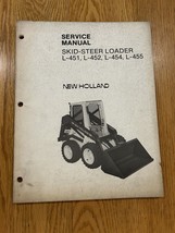 New Holland L-451 L-452 L-454 L-455 Skid-Steer Loader Service Manual  - £19.47 GBP