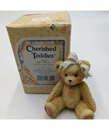 Cherished Teddies Vintage Resin Bear Figurine Sara Love Ya 1991 #950432 - €8,39 EUR