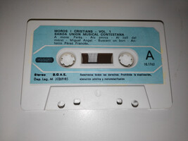 Moros I Cristians Banda Union Musical Contestana - Cinta Tape 1985 Sin Caja - $11.97