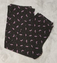 Capri Simply Basic Flannel PJs Pajama Bottoms Pants Sz M Wide Leg - $15.76