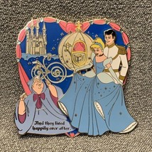 RARE DISNEYLAND CINDERELLA AND THEY LIVED HAPPILY EVER AFTER PIN 2005 KG - $54.45