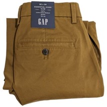 Gap Khaki Pants Mens 32x34 Essential Chino Skinny Casual Everyday Preppy... - $44.55