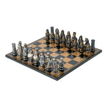 Italfama  Skeleton Busts Set + Leatherette Chess Board - $234.00
