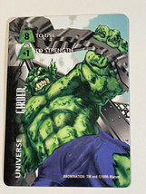 Marvel Overpower Hulk Universe Card 1995  Distributed by Fleer - £1.58 GBP