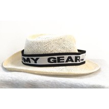 Vintage Straw Tan Sun Hat with Tommy Gear Band - £11.74 GBP