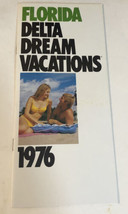 Vintage Florida Delta Dream Vacation Brochure 1976 - $10.88