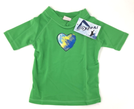 Kanu Surf Girls Toddler Size 3T Green Carrie Rashguard Swim Shirt NEW 4510 - $11.86